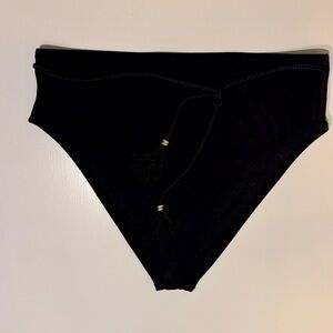 Shade & Shore Black High Waist Bikini Bottom